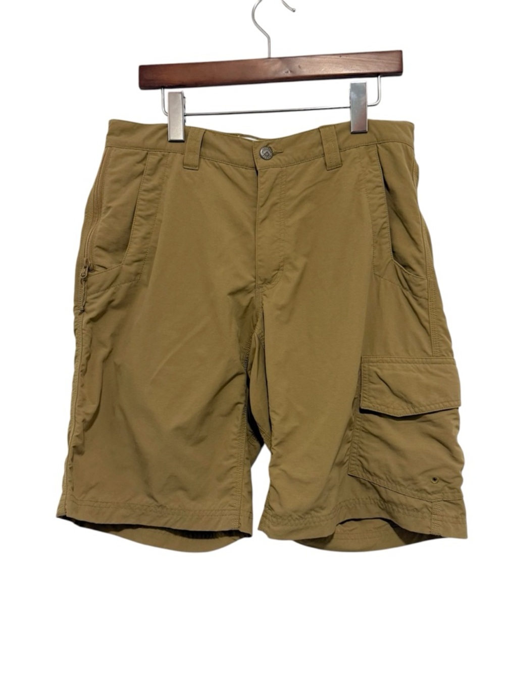 Mountain Khakis Men's 33x11 Granite Creek Cargo Hiking Shorts Nylon Zip Pockets